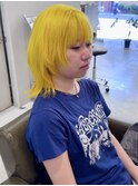 ウルフスタイル×ハイトーンカラー
