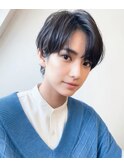 メンズモテヘア コンマバング ニュアンスパーマ