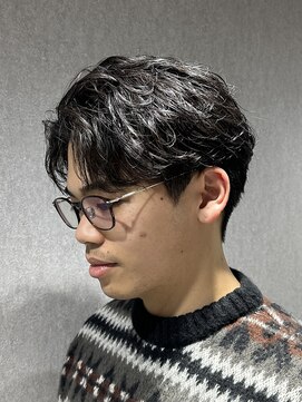 テクト バイアッシュ 吉祥寺店(Tect by Ash) フェザーパーマセンターパート毛流れパーマニュアンスパーマ