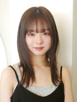 ノイカーム(noi Calm) 髪質改善トリートメントミルクティーベージュカラーくびれヘア