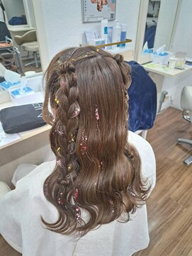 グロス 心斎橋(GLOSS) 【ヘアセット】ハーフツイン