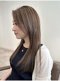 大人上品シークレットハイライトベージュ透明感立体感