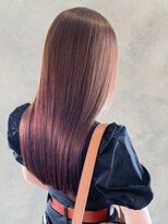 ニクス フリー ウエストバーン(nix free WB)&nbsp;20代30代艶感ストレート♪髪質改善カラーミルクティーベージュ