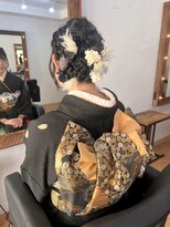 リンダエイト(LINDA eight∞)&nbsp;20代/成人式/セットアップ/ハーフアップ/ヘアセット