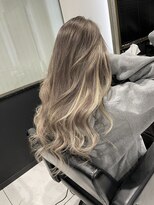 ヘアーデザイン ジェルム(Hair Design germe)&nbsp;グレージュカラー×プルエクステ #しのだスペシャル