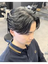 ウルバイササ(URU by SASA) 襟足ありセンターパート×ニュアンスパーマ