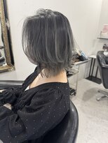 ザ アクネ 岡崎竜美丘店(THE ACNE) ♪切りっぱなし_グレージュ_ブリーチ