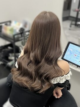 アイスプロドバイブルーム 木更津店(ice prod by bloom) ワンホンレイヤー/ミルクティーブロンド/ダークブルー/木更津
