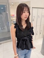 ステラ ヘア デザイン サロン(STELLA hair design salon)&nbsp;ロングレイヤー　流行中ミントカラー　【杉若】