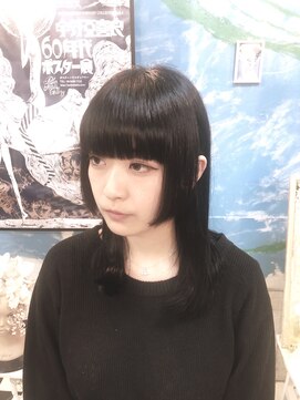 バルテイン(Hair Valtein) ブルーブラック姫カット