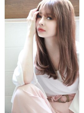 チョビー 銀座(chobii) グレージュ/毛先パーマ/ワンカール/まとまる/小顔/高柳