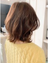 キャアリー(Caary)&nbsp;福山市　ハイライトベージュCaary人気くびれ外ハネスタイル^ ^