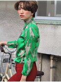 個性派×ハンサムショート
