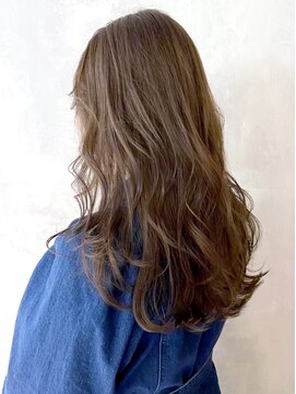 アイティー バイ アルバム 浦和店(IT by ALBUM) バレイヤージュロング_くびれヘアビタミンカラー_ba321503