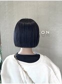 ぱつっとラインが可愛いコンパクトなミニボブ