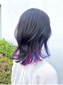 ユニコーンカラー＊インナーカラー/デザインカラー