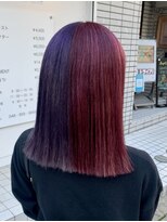 アズールサン 草加西口店(azule-sun)&nbsp;ツートンカラー,パープル,ピンク,ダブルカラー【草加】