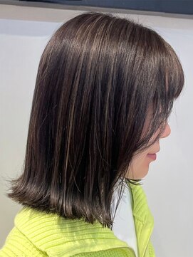 ジュイール(jouir) ダブルカラーショートボブインナーカラーハイライトケアブリーチ