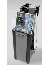 【遠赤外線頭皮管理機器バブルスパ】有名人愛用。韓国で話題の頭皮管理機器バブルスパ完備