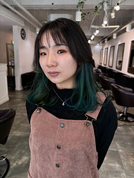 エヴリィ(every) インナーグラデーション/ターコイズ/千畑京介