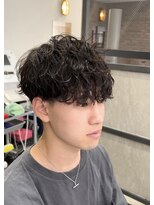 スイッチ(men's SWITCH)&nbsp;大分メンズ波巻きスパイラルパーマ刈り上げショートレイヤー