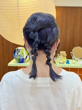 エトイ(etoi) blue lavender+hair arrange