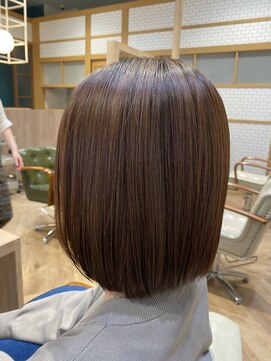 カシータフロル 守山(Casita flor) ボブ×酸性ストレート×艶髪(^^)/