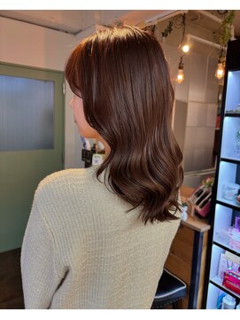 コレット ヘアー 大通(Colette hair) pink brown .*。