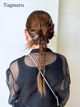 タグマル カチモリリボンアレンジ☆リボン1つ作成+300円