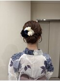 浴衣ヘアアレンジ