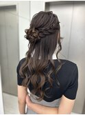 long  hair arrange