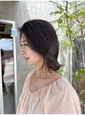 結べるボブ/レイヤーカット/前髪なし/レイヤーボブ