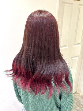 フーバイケンジ(fuu + KENJE) レッドブラウンとチェリーレッドの推し活カラー♪