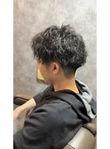 3mm × 波巻きパーマ