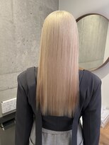 ニーム 栄(nimes) white blonde color