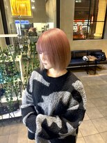 コエル(KOER)&nbsp;ブリーチ2回で作るピンクベージュ