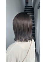 ジョワイユヘアーデザイン(Joyeux)&nbsp;joyeux結んでも良い感じボブスタイル【盛本彩乃】
