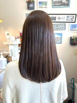 エルデ ナインズ ヘアー スタンド 川口店(elde 9's HAIR STAND) グレージュ/イヤリングカラー/ミディアム/髪質改善/川口