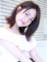 リリィ ヘア デザイン (yllilly hair design)&nbsp;ｙｌｌｉｌｌｙ～ラフな外はねミディー♪