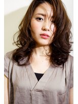 たさわ堂&nbsp;大人セクシーなスタイル◆グレージュ◆セミウェット◆クセ毛風