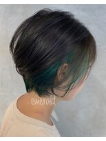 カラーアンドケアリタ(color&care Lita)&nbsp;エメラルドグリーン×グレージュ