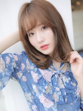 アグ ヘアー ボタン 札幌琴似店(Agu hair button) 大人かわいい小顔ボブディ