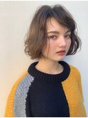 《PearL》毛先パーマ小顔エアリーボブ