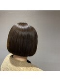 丸みボブスタイル