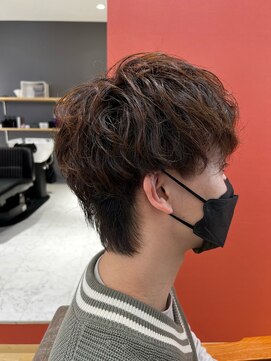 バランス ヘアーアンドアイラッシュ 野田店(balance.) マッシュレイヤー×パーマ