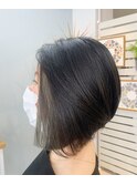 インナーカラーボブ