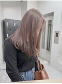 透明感ミルクティーベージュ_ブリーチ1回