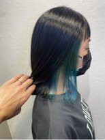 エイム ヘア デザイン 町田店(eim hair design) ターコイズグリーン