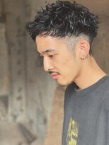 キュー(Cue_)&nbsp;刈り上げベリーショート×ロシパーマ2（原宿、表参道）