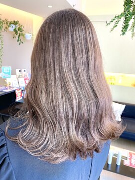 サンクレポ 【髪質改善×ハイトーンカラー】 ナチュラルベージュ♪